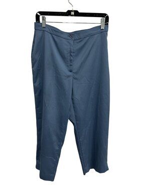 Vintage Coral Bay Blue High Waist Tailored Trousers Size 10 Preppy OldMoney